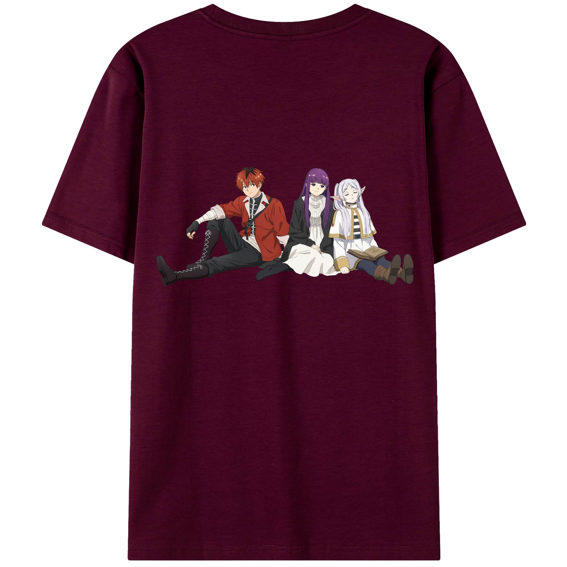 （画像用） 葬送のフリーレン Frieren レディース半袖Tシャツ(バックプリント)